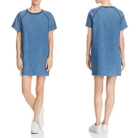 RAG & BONE Denim T-Shirt Dress small - Picture 3 of 11
